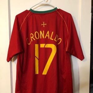 Ronaldo Portugal National team soccer jersey #17 size xxl